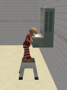drinking fountain - sims